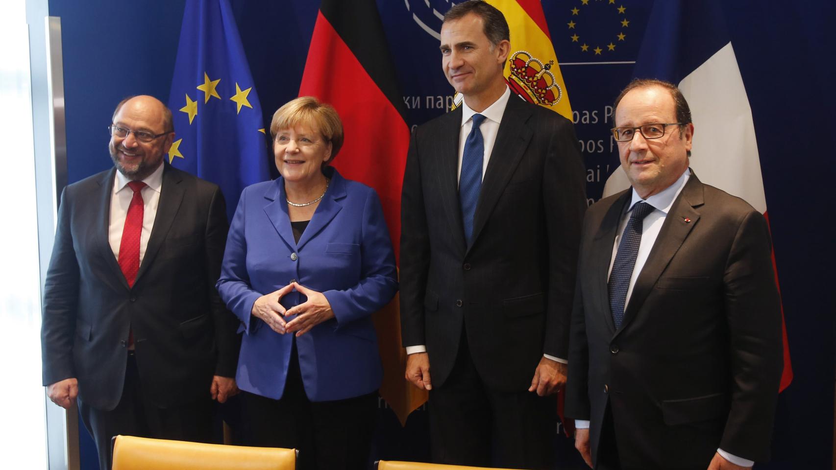 El Rey no se reunió con los funcionarios españoles