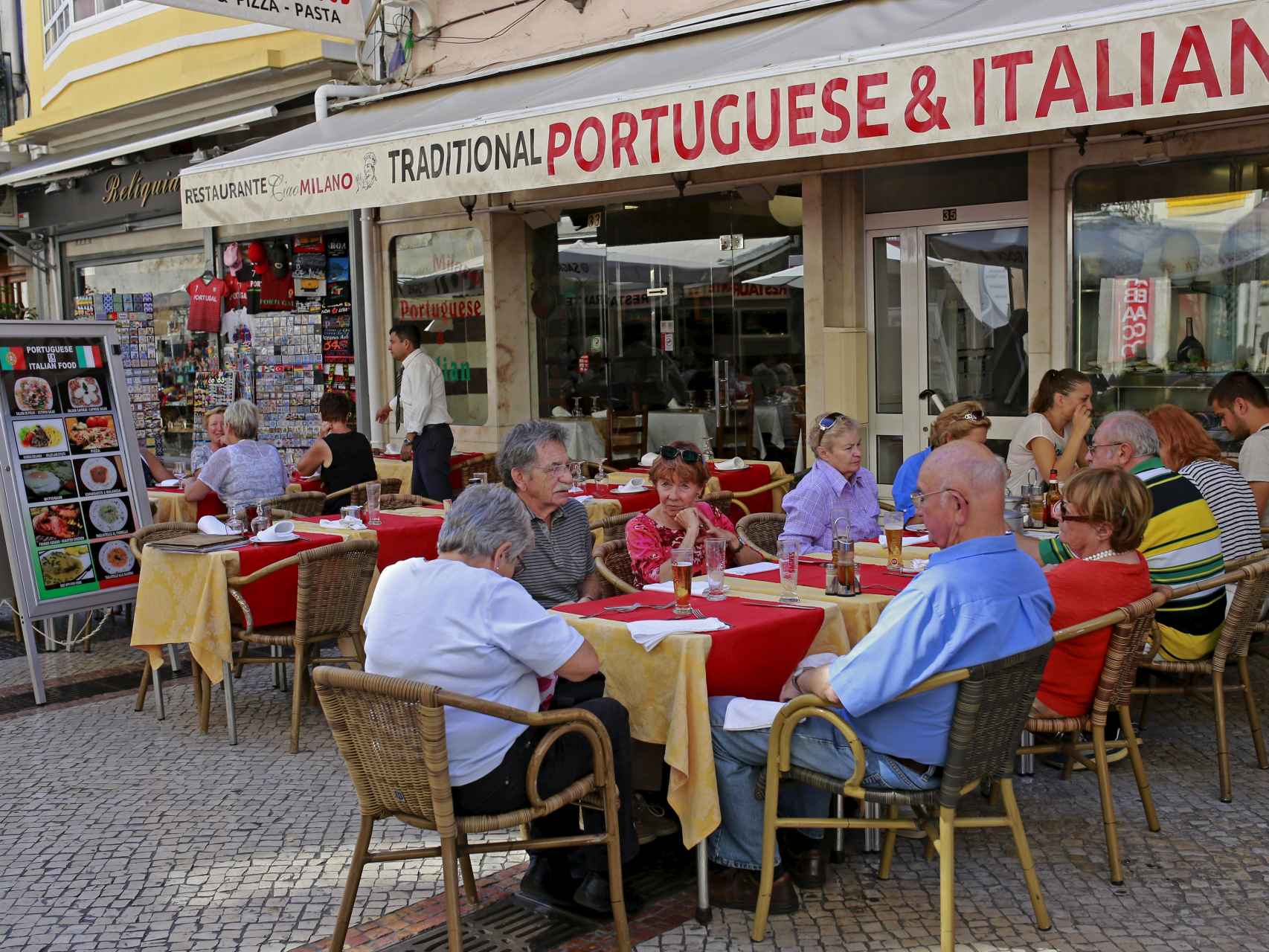 Un restaurante mediterráneo