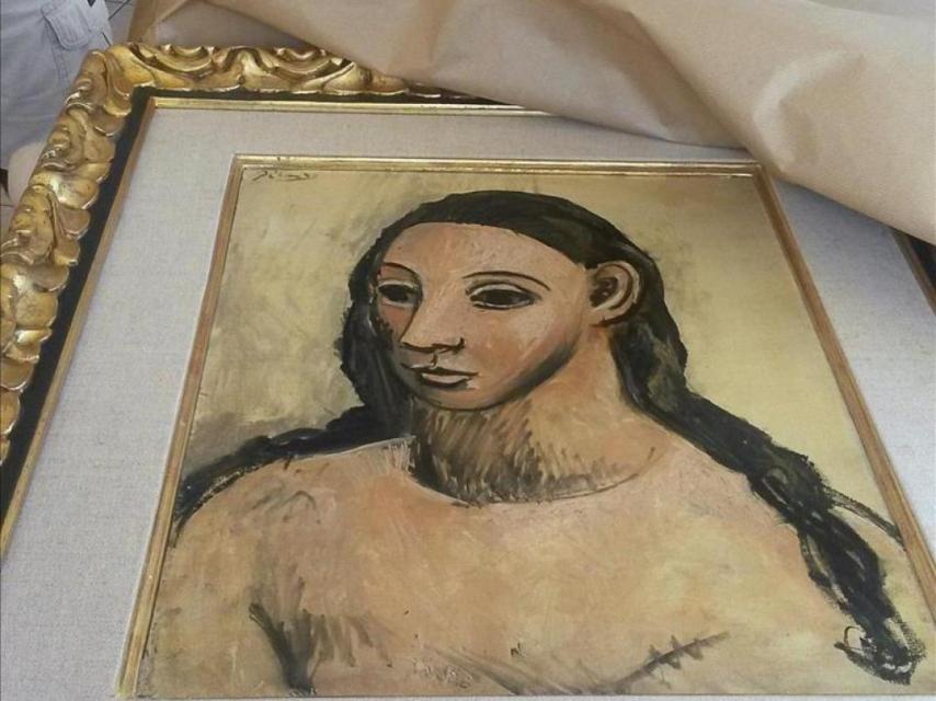 Cabeza de mujer joven, de Picasso.