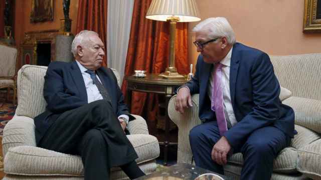 José Manuel García-Margallo y su homólogo alemán Frank-Walter Steinmeier