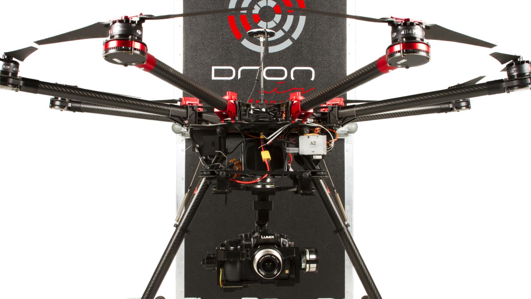 Ejemplo de dron profesional.