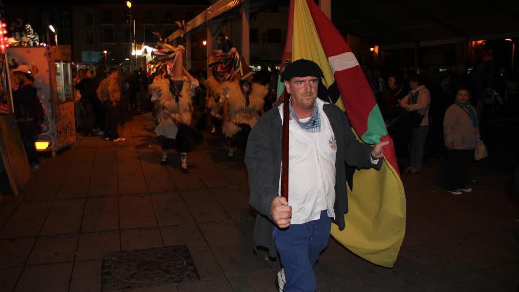 Grupos abertzales se manifiestan en la localidad navarra de Villava / Gonzalo Araluze