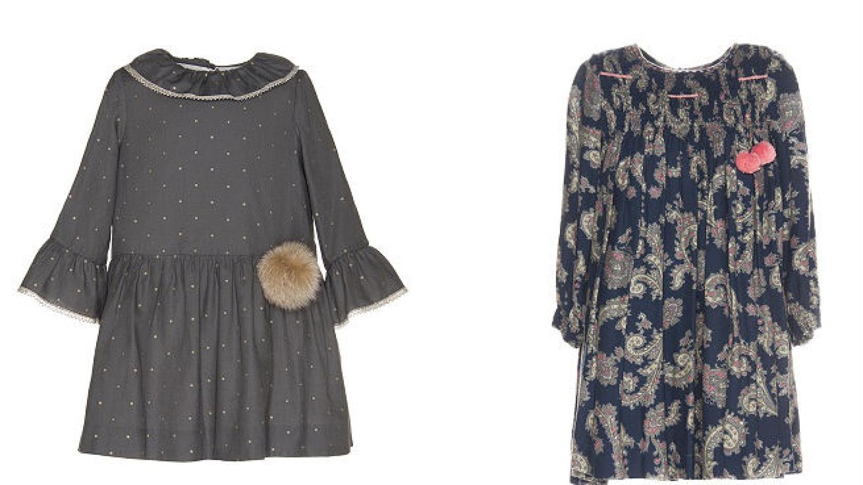 Los vestidos de Nanos que han lucido las niñas en el Desfile Militar