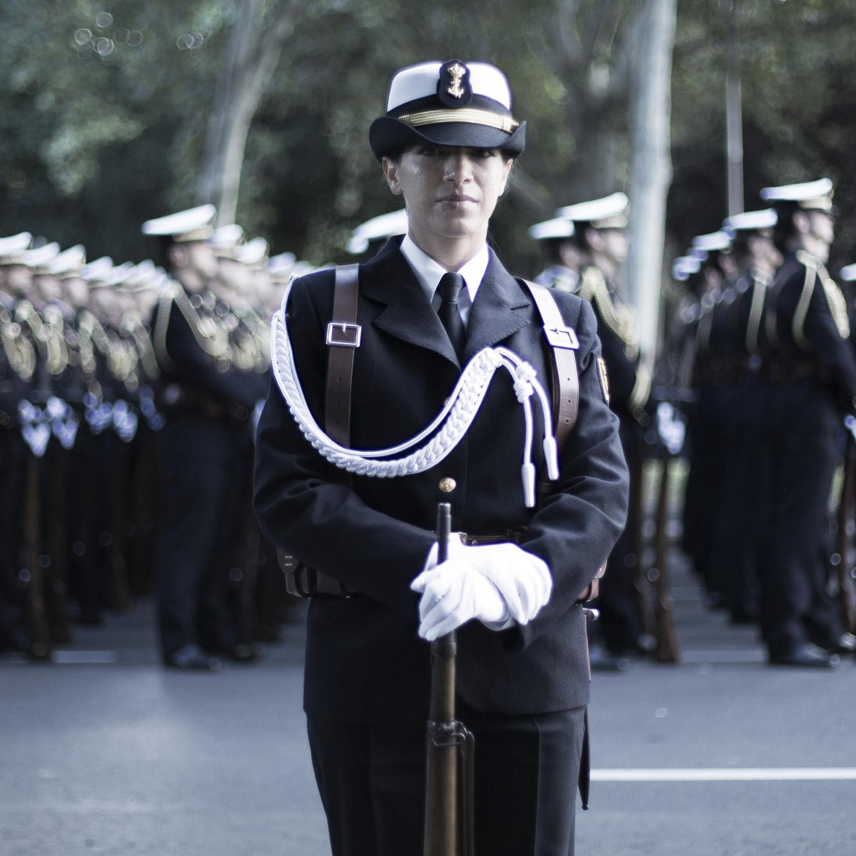 Zara Armas, de la Escuela de Suboficiales de la Armada.