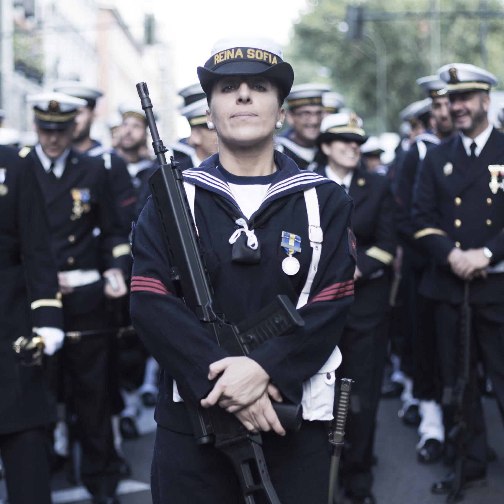 Cristina Rodríguez, cabo de la Flota de la Armada.