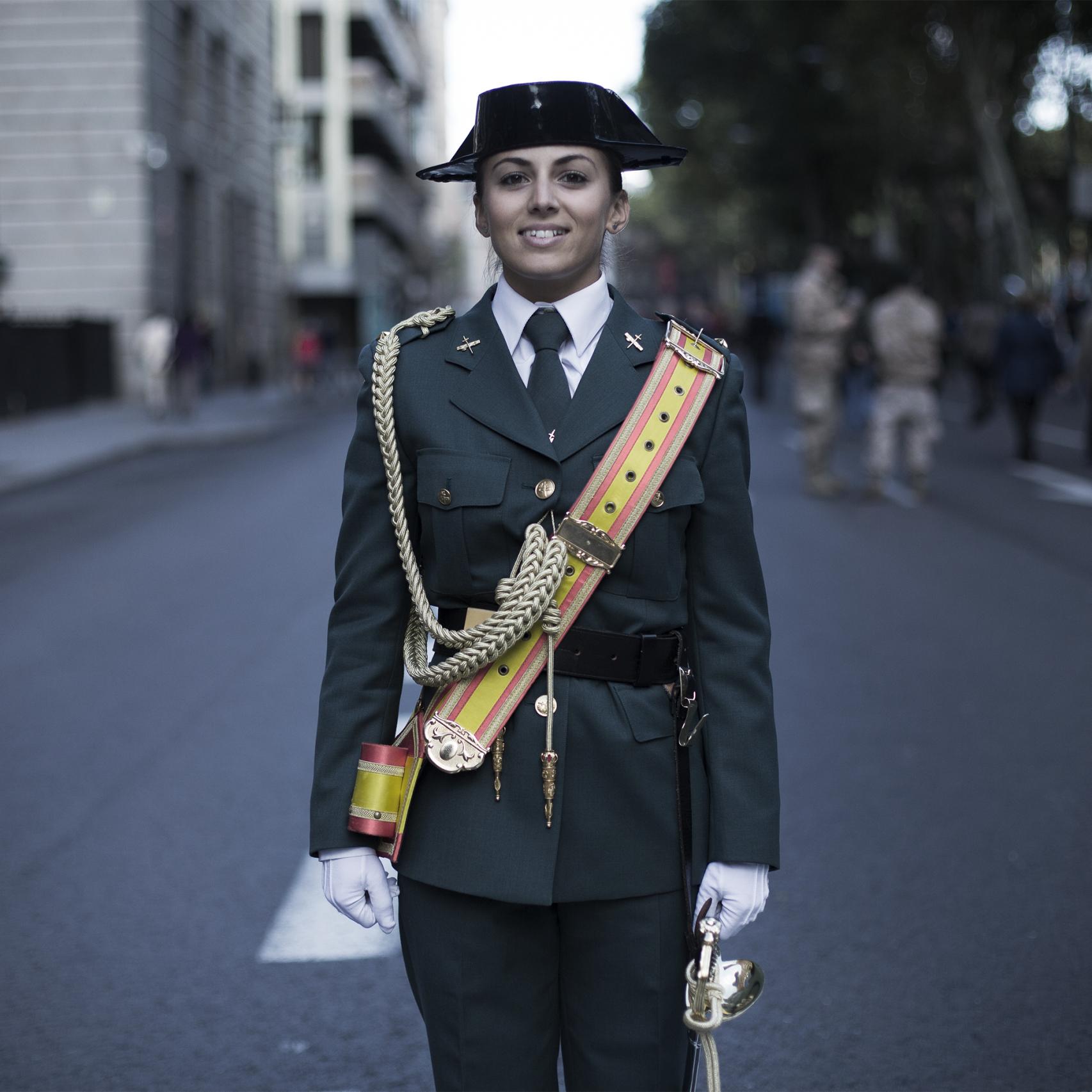 Laura López, quinto año en la Academia de la Guardia Civil.