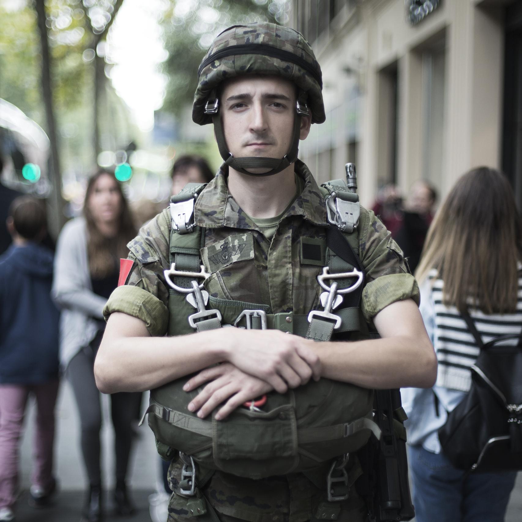 Fernando Villanova, sargento de la Brigada de Paracaidistas.