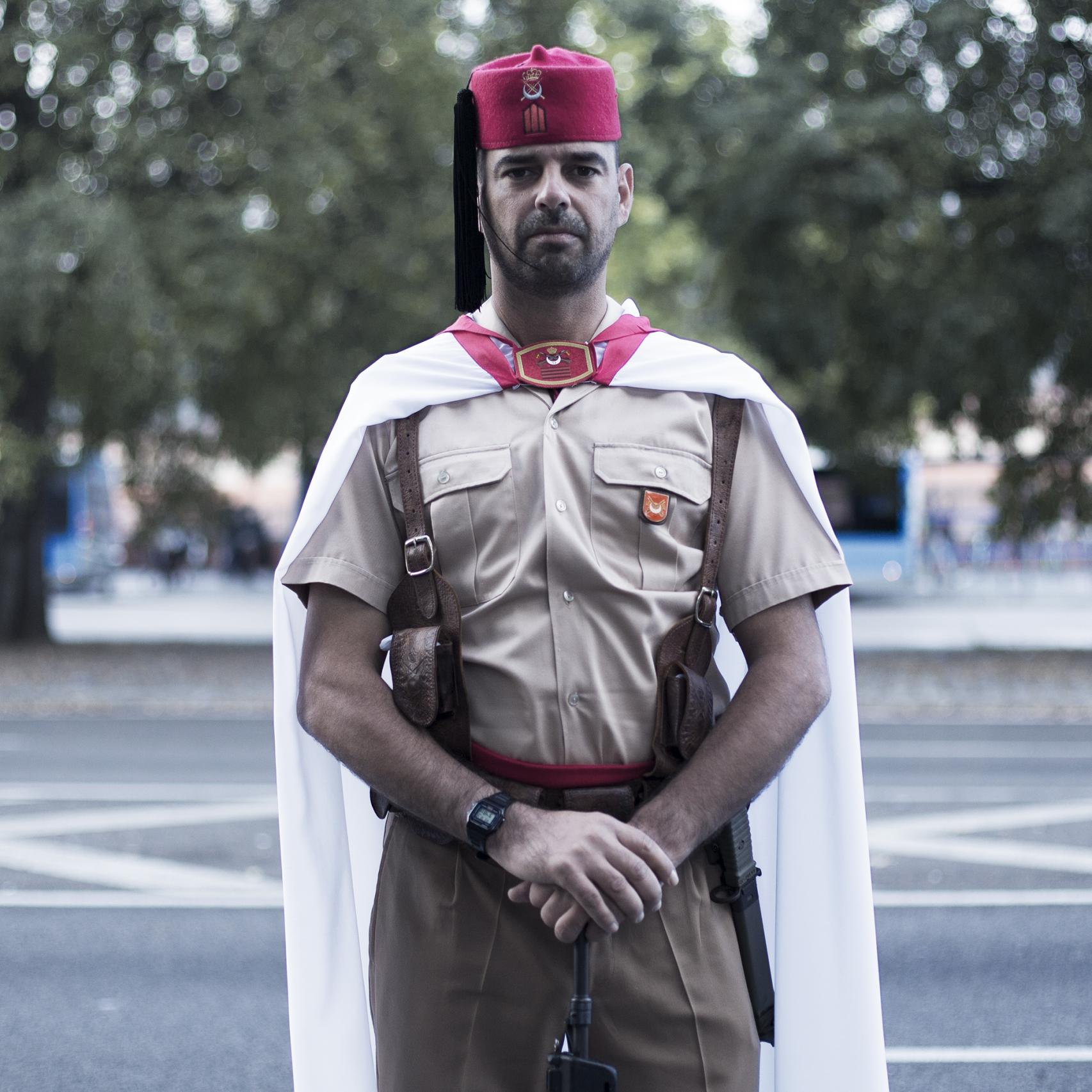 Nicolás López, Regular destinado en Melilla.