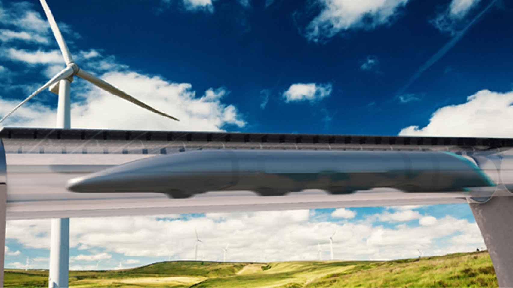 Así podría ser Hyperloop de llegarse a construir.