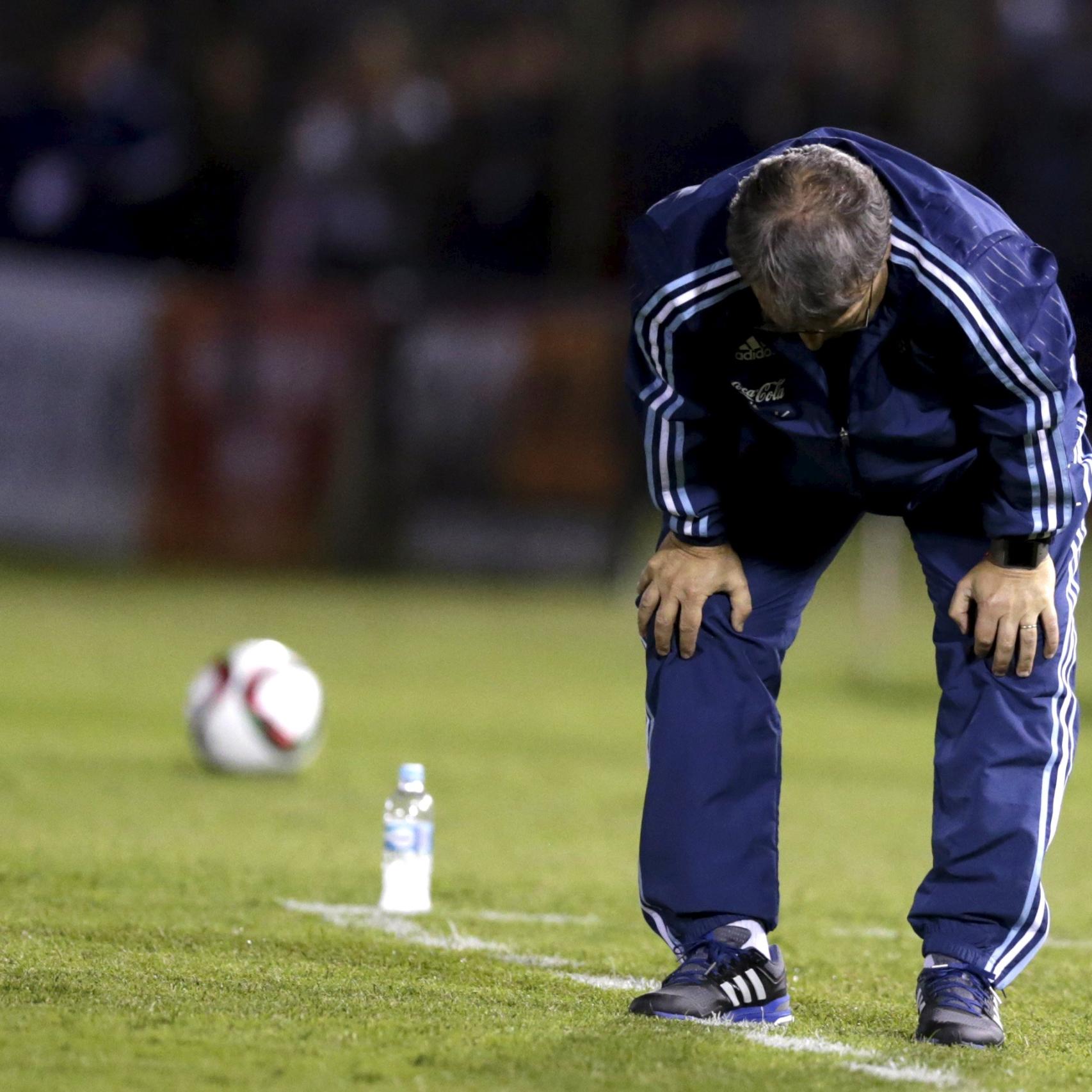 Martino se lamenta ante Paraguay