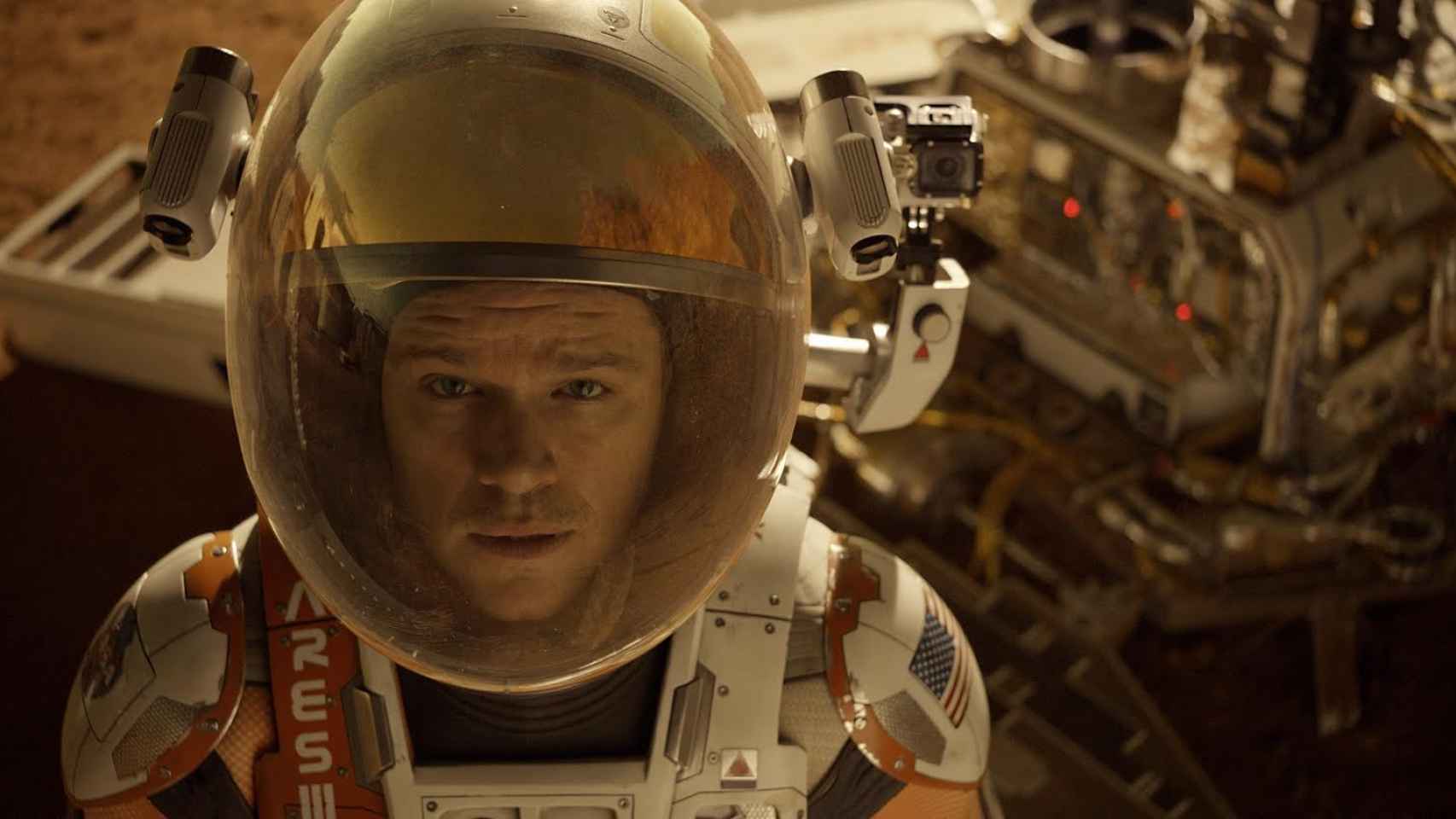 Matt Damon es el astronauta Mark Watney en 'Marte'