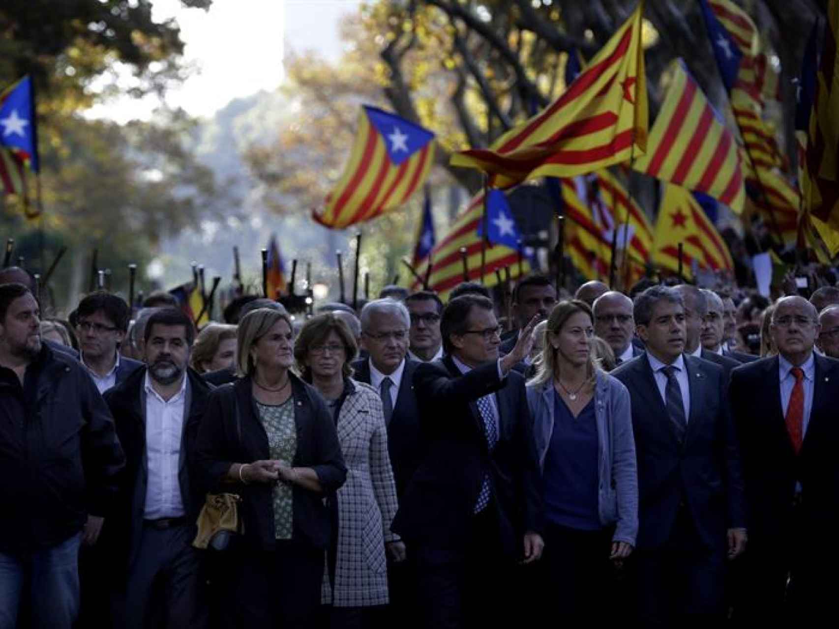 El presidente de la Generalidad, Artur Mas, durante un acto en Cataluña