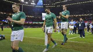 Los irlandeses se retiran tras perder contra Argentina en cuartos de final del Mundial de Rugby.