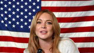Lindsay Lohan bromea con entrar en política