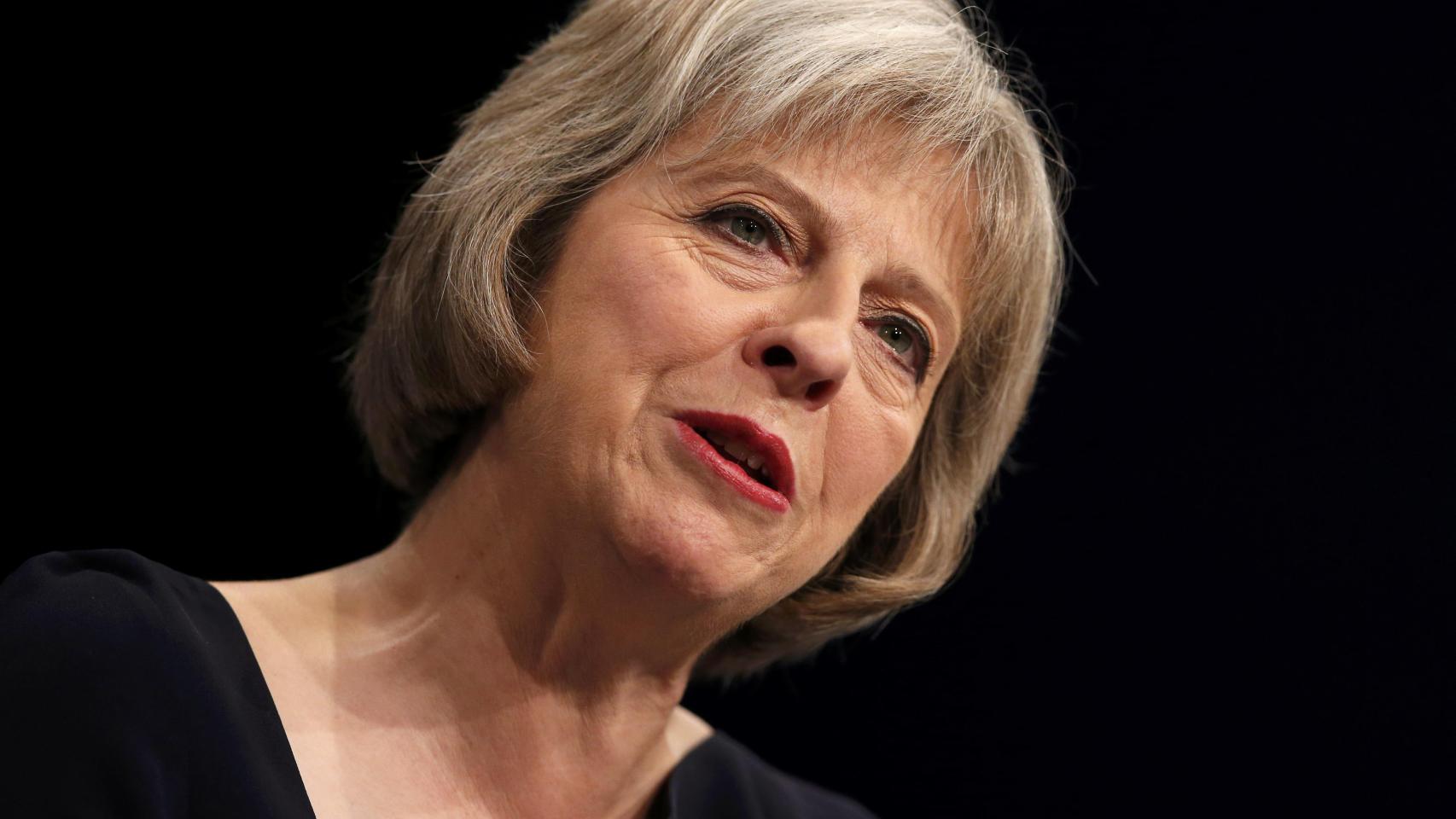La ministra de Interior británica, Theresa May.