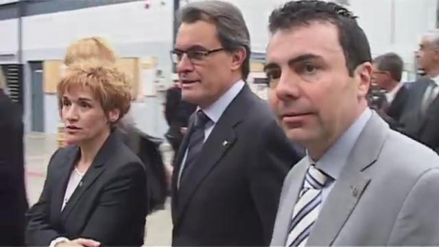 Jordi Soler, uno de los detenidos, en una imagen junto a Artur Mas.