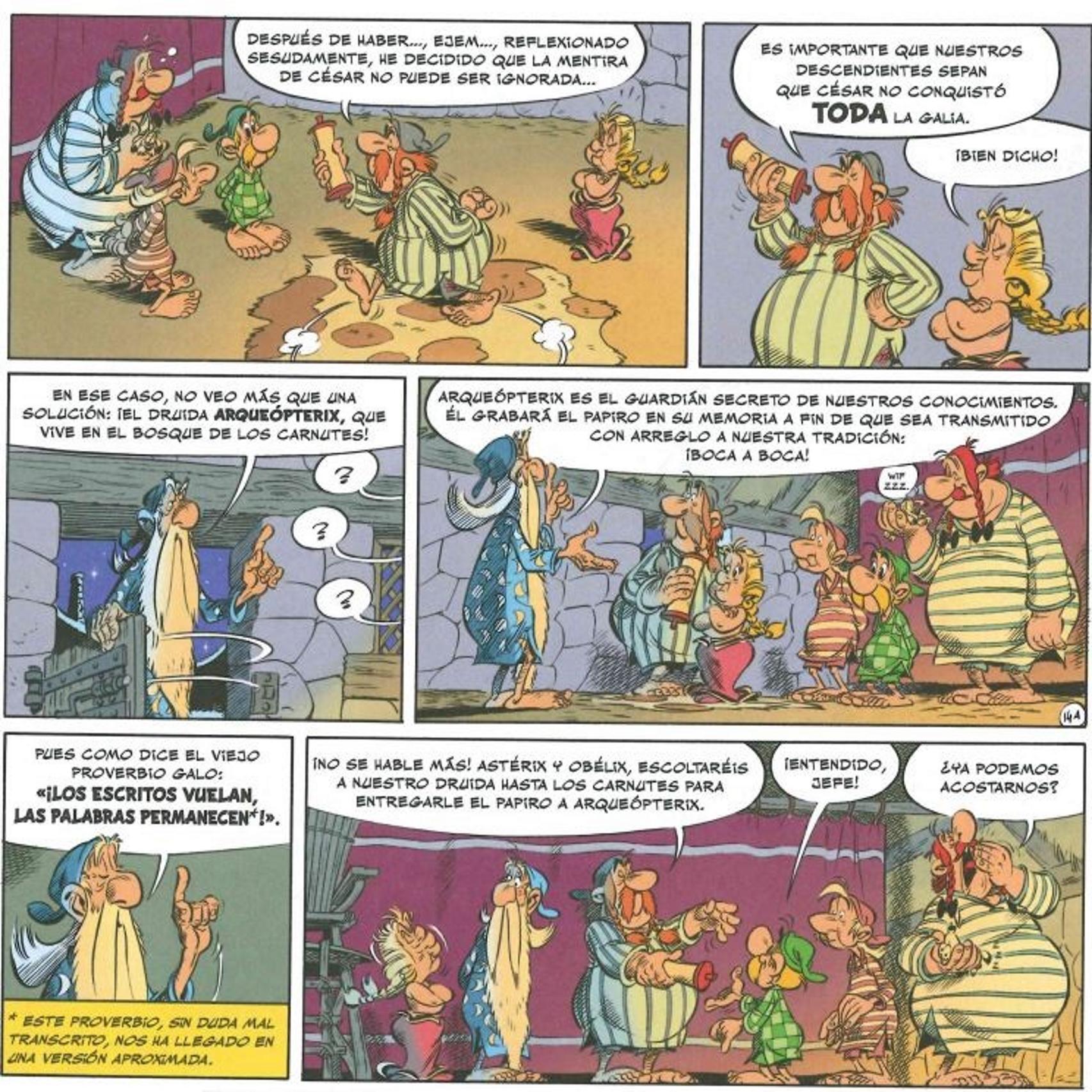 Astérix busca preservar la verdad. / SALVAT
