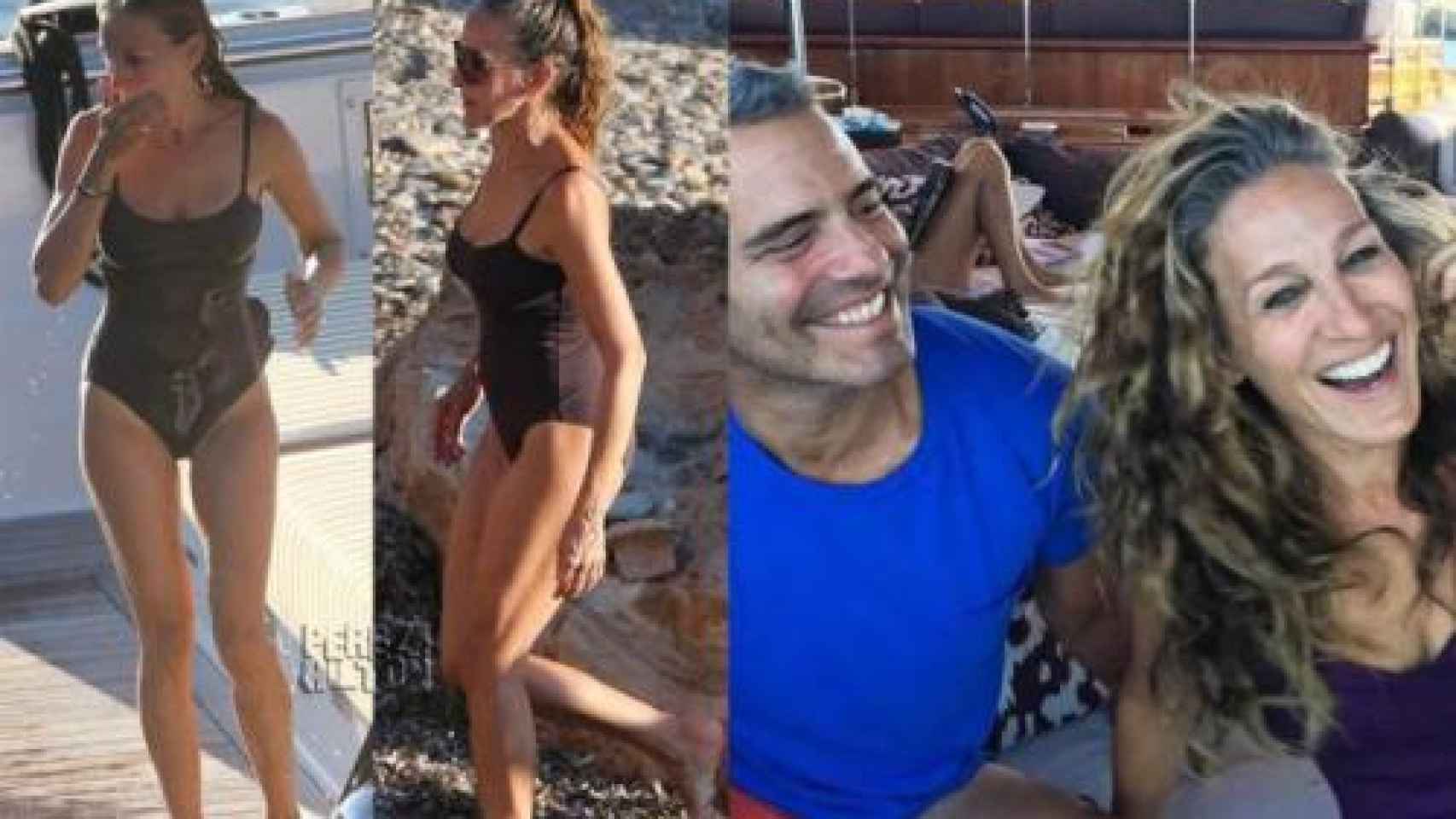 Sarah Jessica Parker cazada por los paparazzis el pasado verano en Ibiza