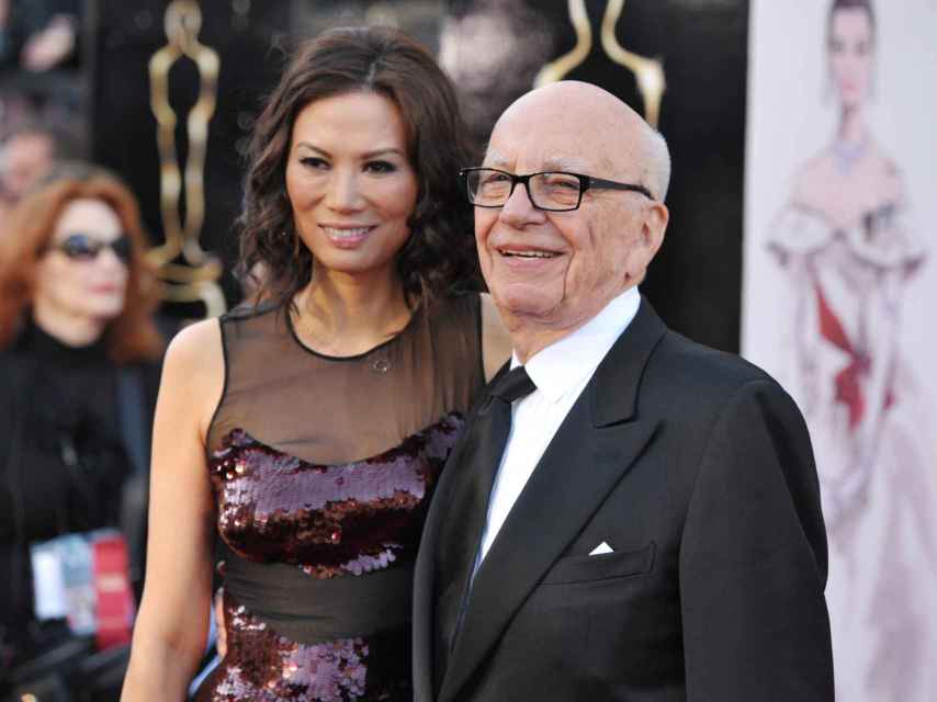 Murdoch y Wendi Deng, su última e infiel esposa