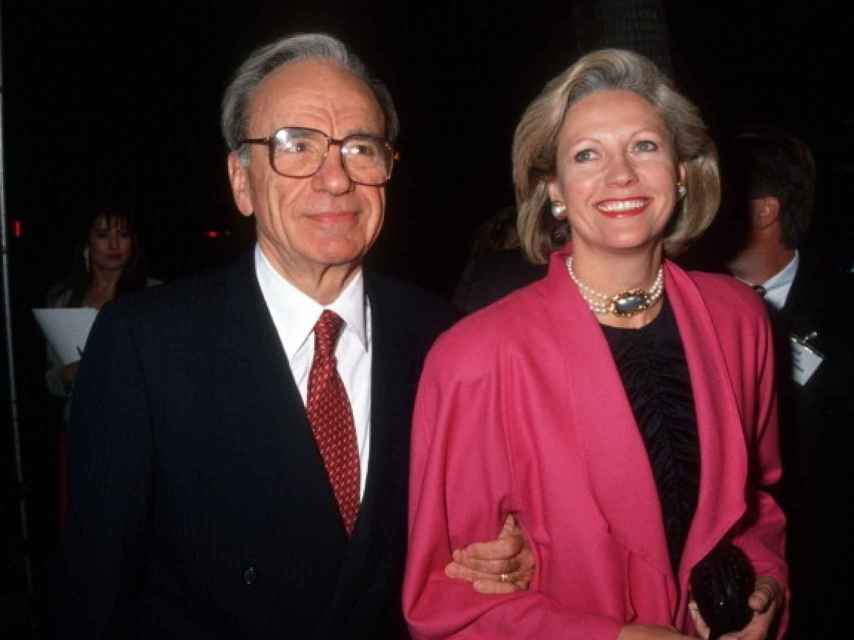 Murdoch y su segunda esposa Anna Turvo estuvieron 36 años juntos