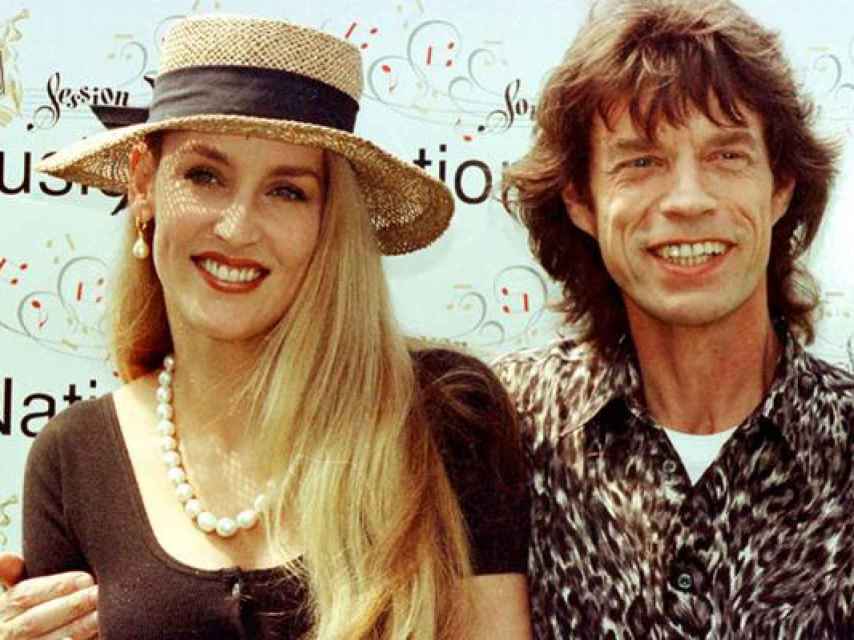 Mick Jagger y Jerry estuvieron nueve años casados
