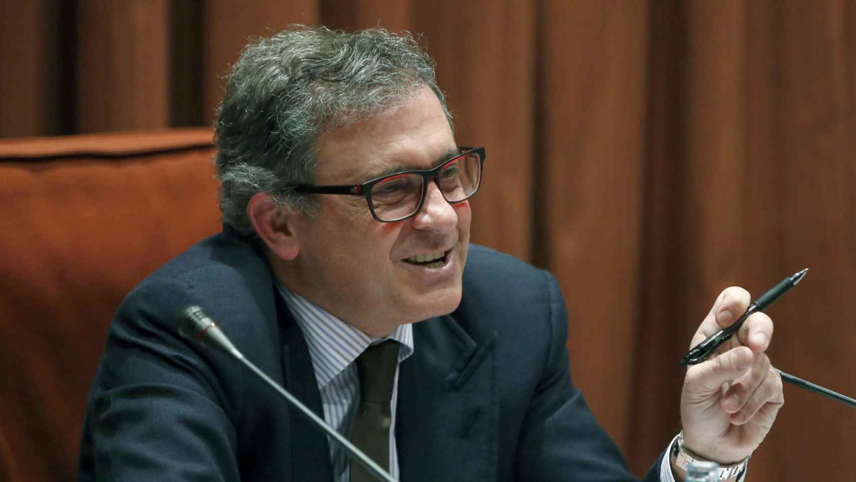 Jordi Pujol Ferrusola durante la Comisión de Investigación del Parlament