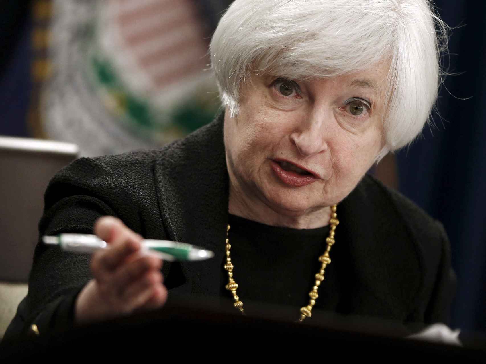 La presidenta de la Reserva Federal, Yellen