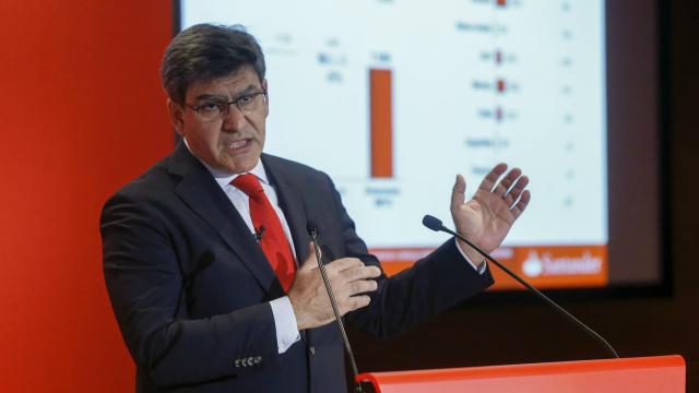 José Antonio Álvarez, CEO del Santander, en la presentación de resultados.