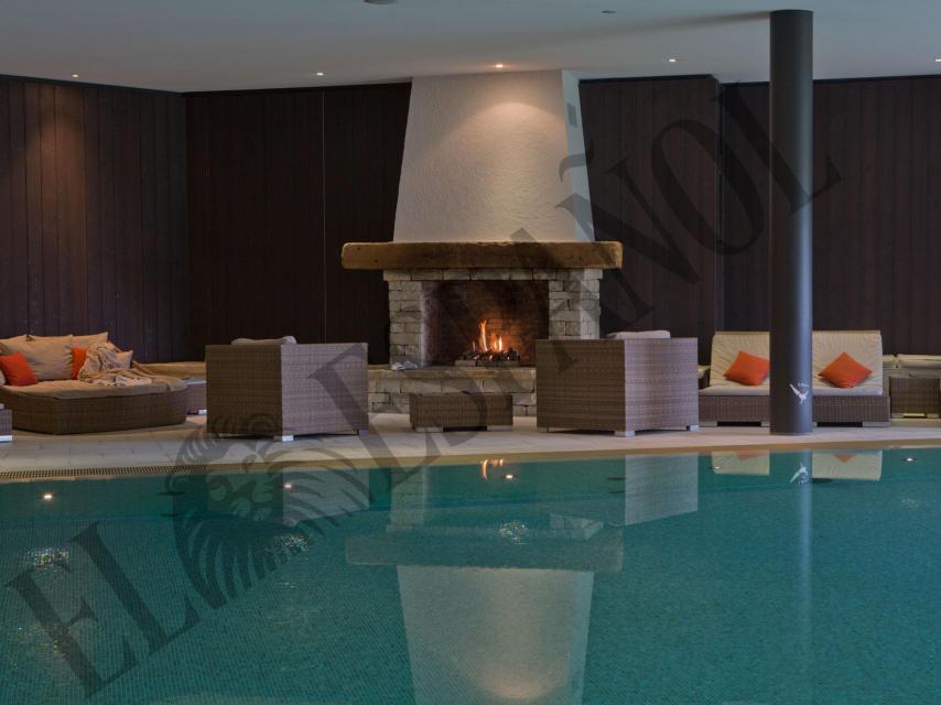El spa de RoyalAlp, el 'nido de amor' de Juan Carlos y Corinna en los Alpes.