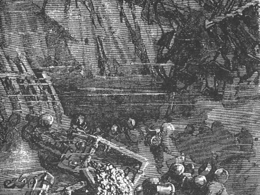 El grabado de 'La Ilustración Española y Americana'.