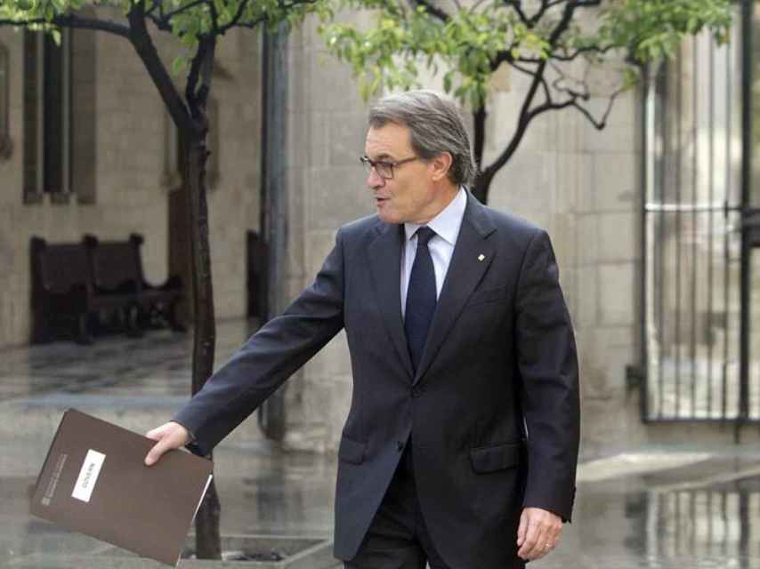 Mas defendió en octubre el sistema de contratación de la Generalitat.