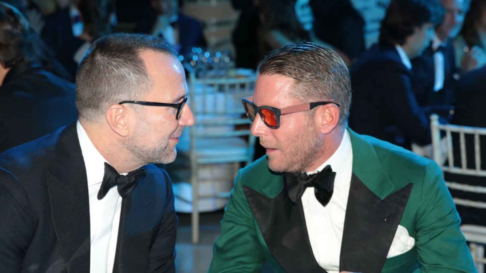 Lapo Elkann y James Costos en los Premios GQ Hombres del Año 2015.