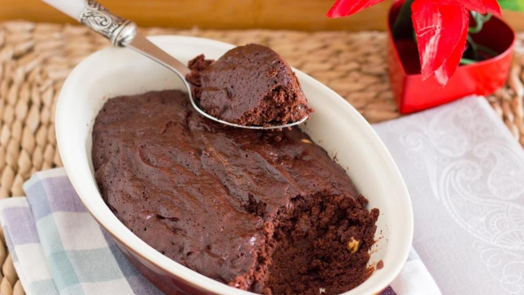 Brownie rápido en 5 minutos, receta para microondas