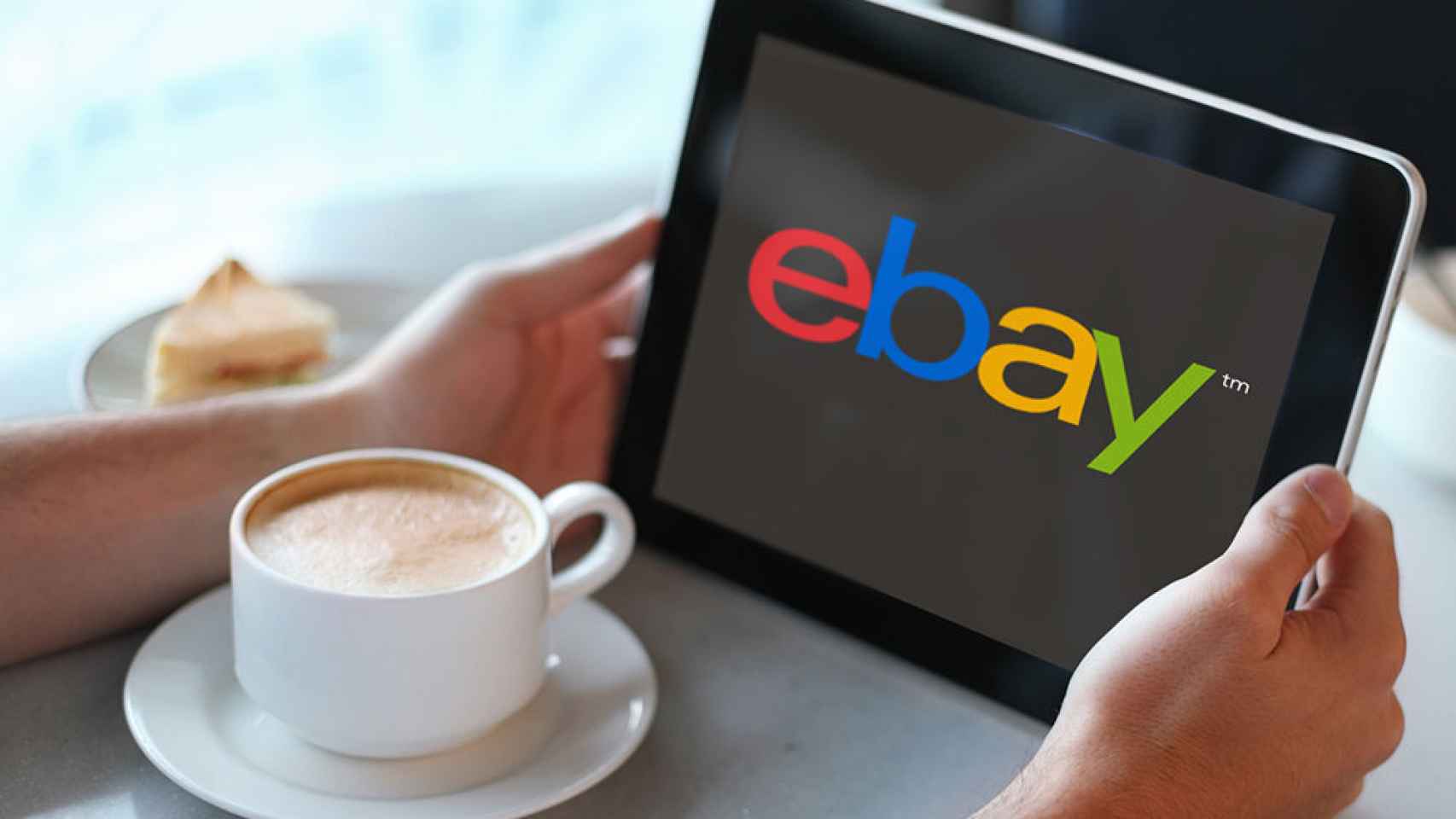 eBay en una tablet.