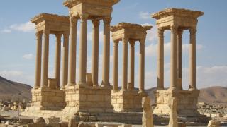 La ruínas de Palmira, amenazadas por el EI.