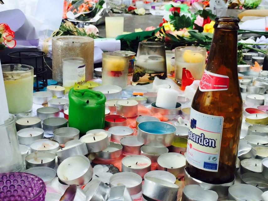 Una cerveza vacía.