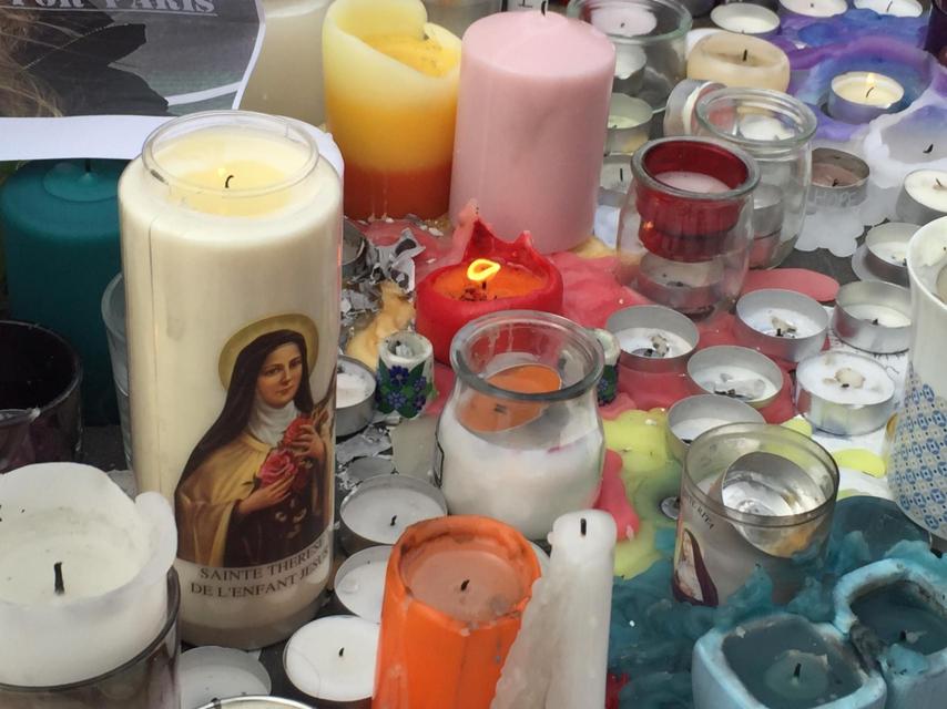 Una vela religiosa.