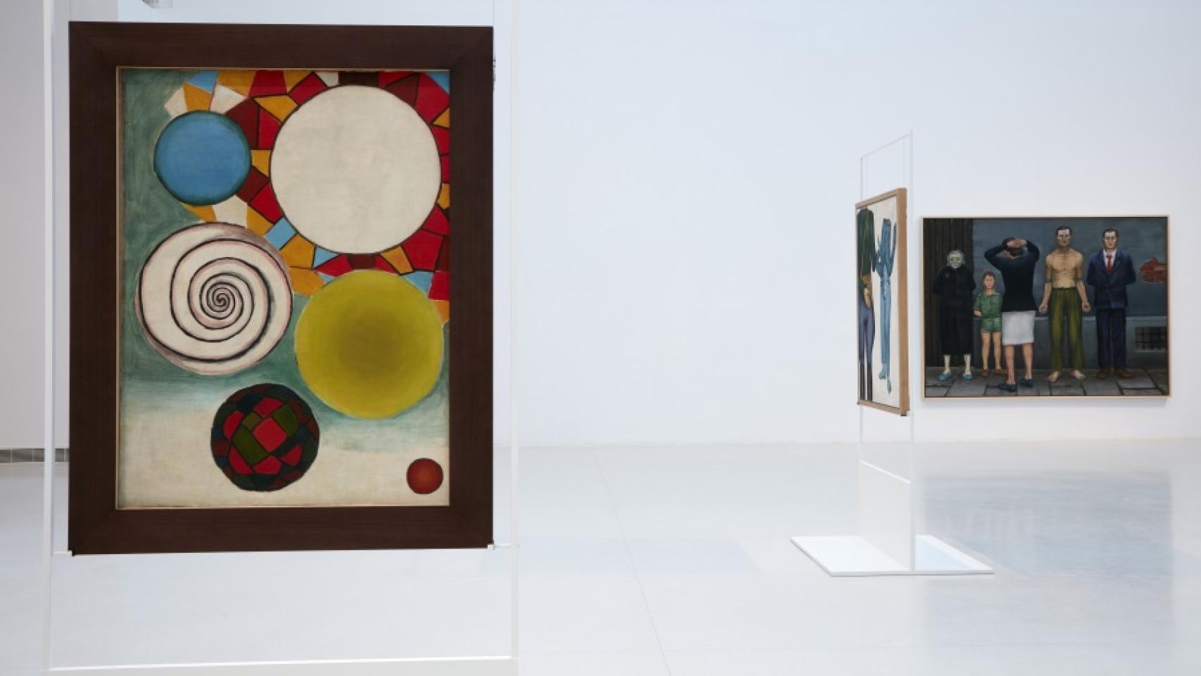 Parte central de la exposición del artista polaco.