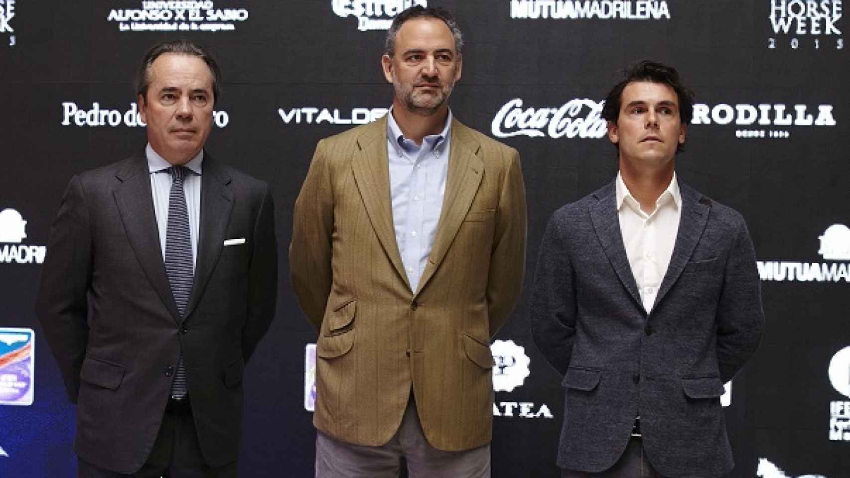 Javier Revuelta, Daniel Entrecanales y Sergio Álvarez en la presentación