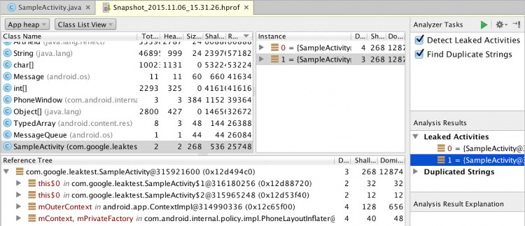 android studio 2.2.3 final variable initialization