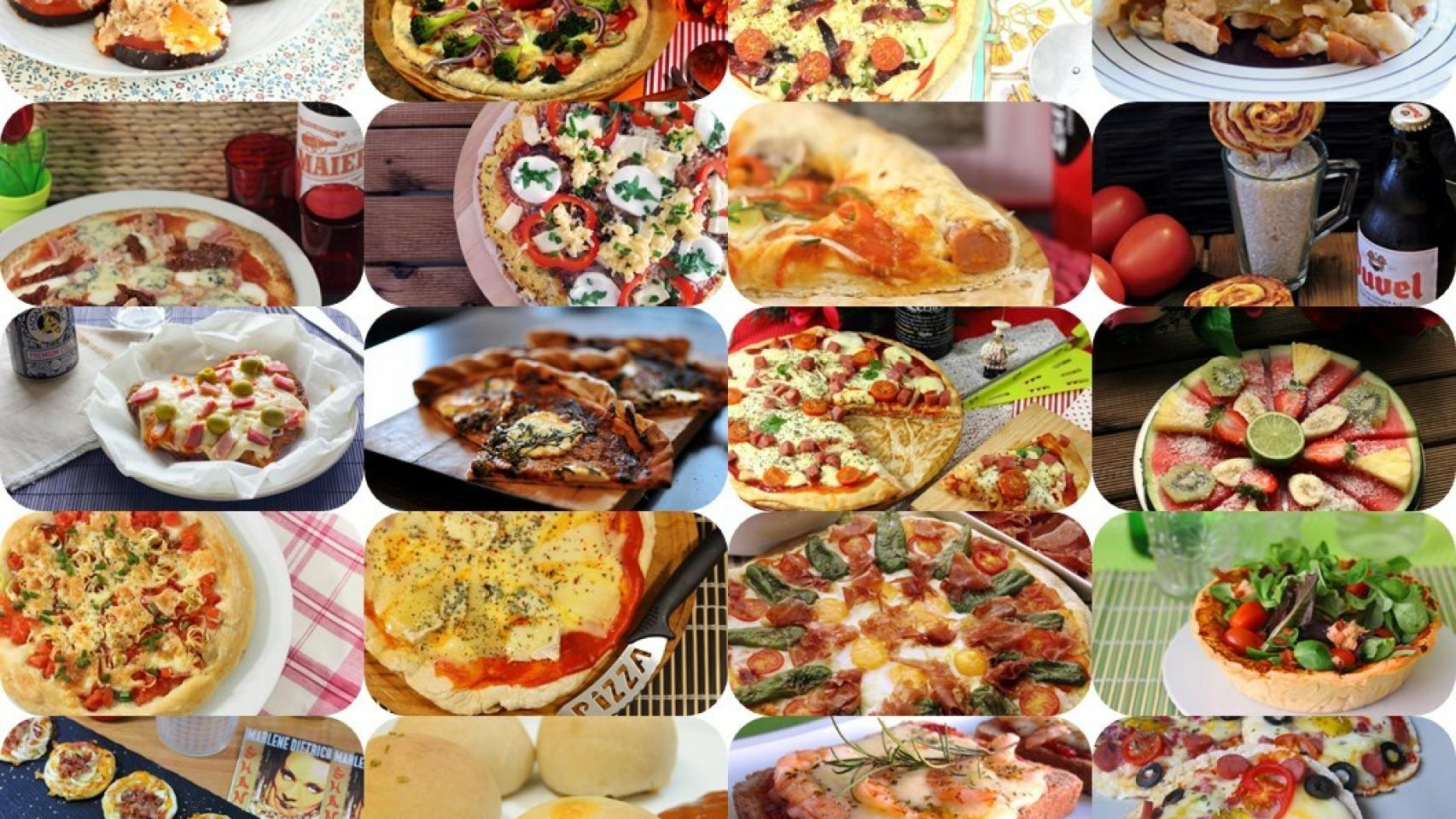 20 recetas de pizzas para triunfar los fines de semana