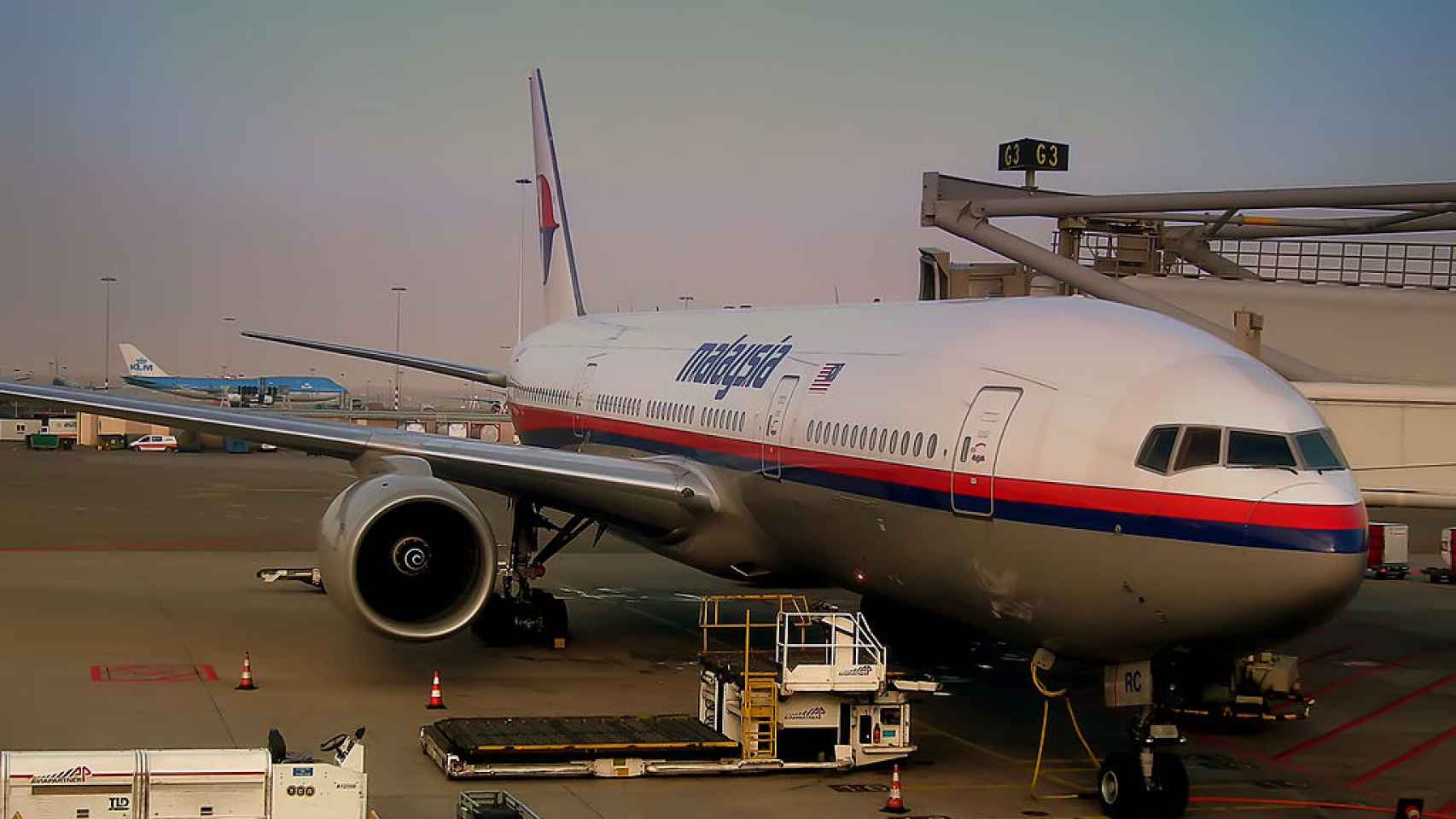 Imagen de un avión de Malaysia Airlines similar que desapareció el 8 de marzo de 2014