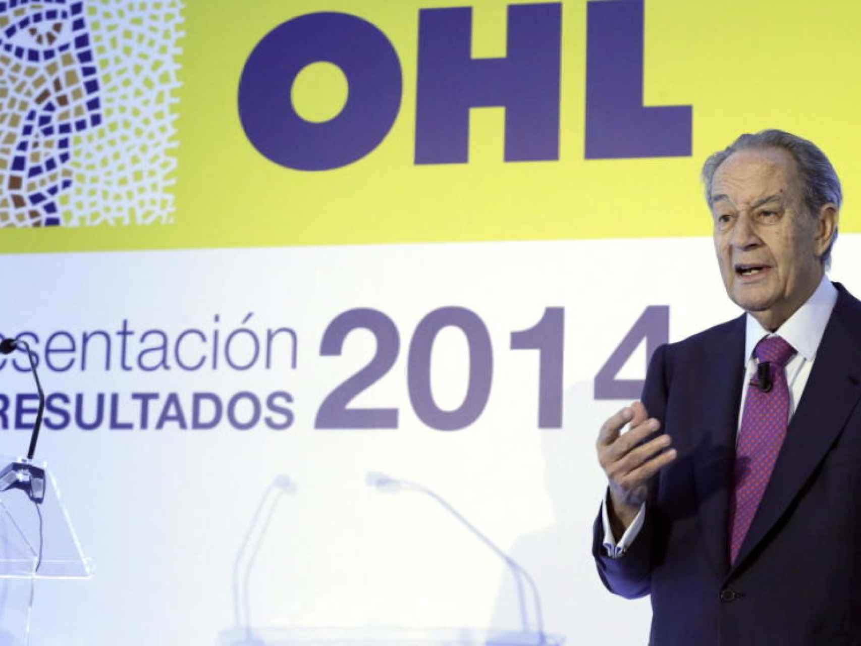 El presidente de OHL, Juan Miguel Villar Mir