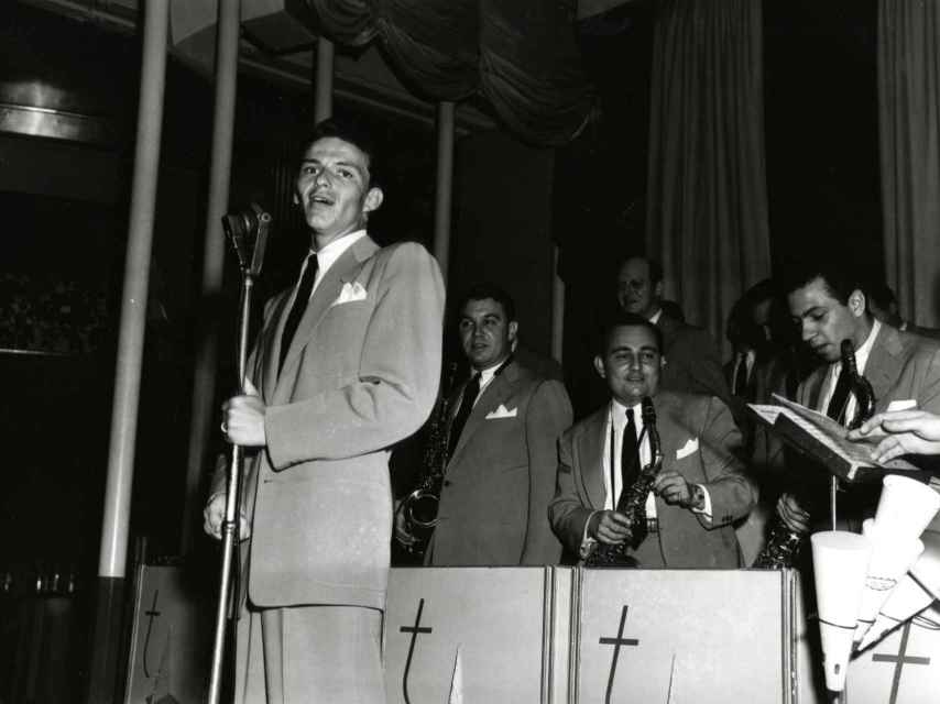 Frank Sinatra y Tommy Dorsey Orchestra en 1942.