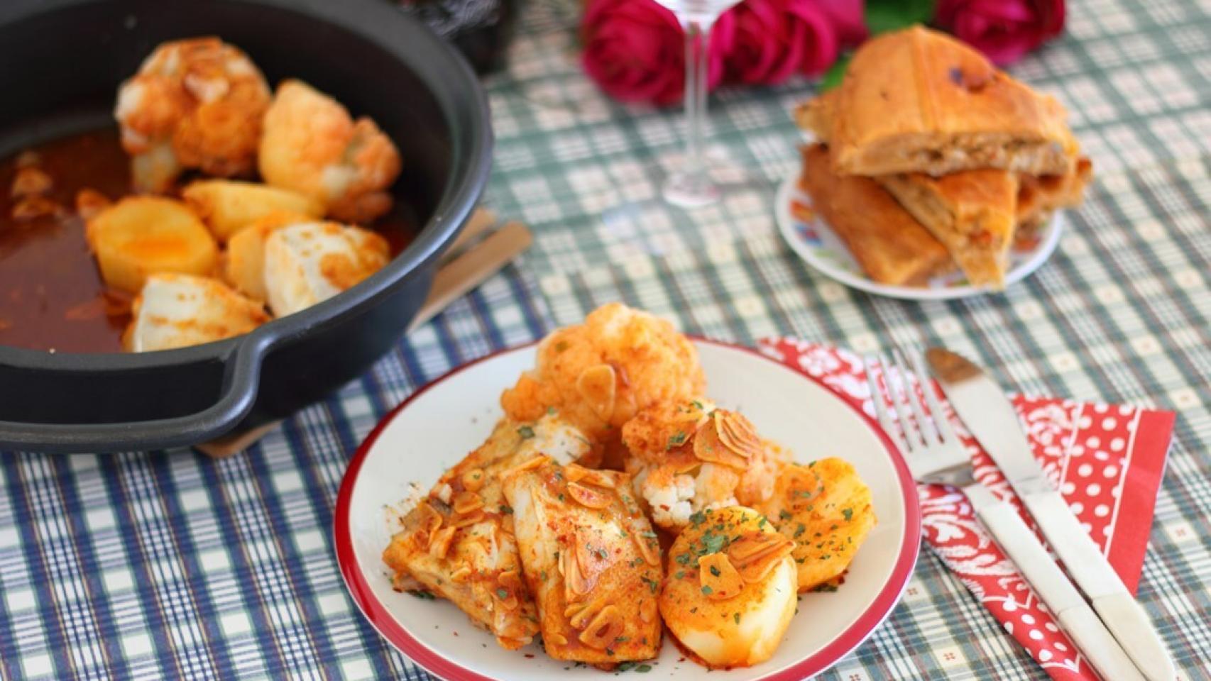 Bacalao Con Coliflor, Receta Gallega De Navidad