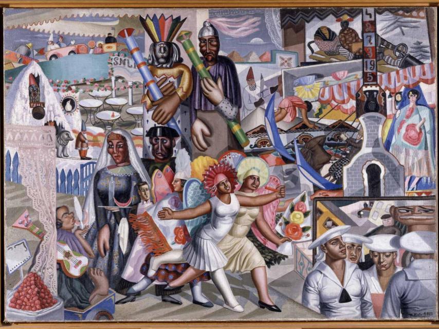 Maruja Mallo, La verbena, 1927.