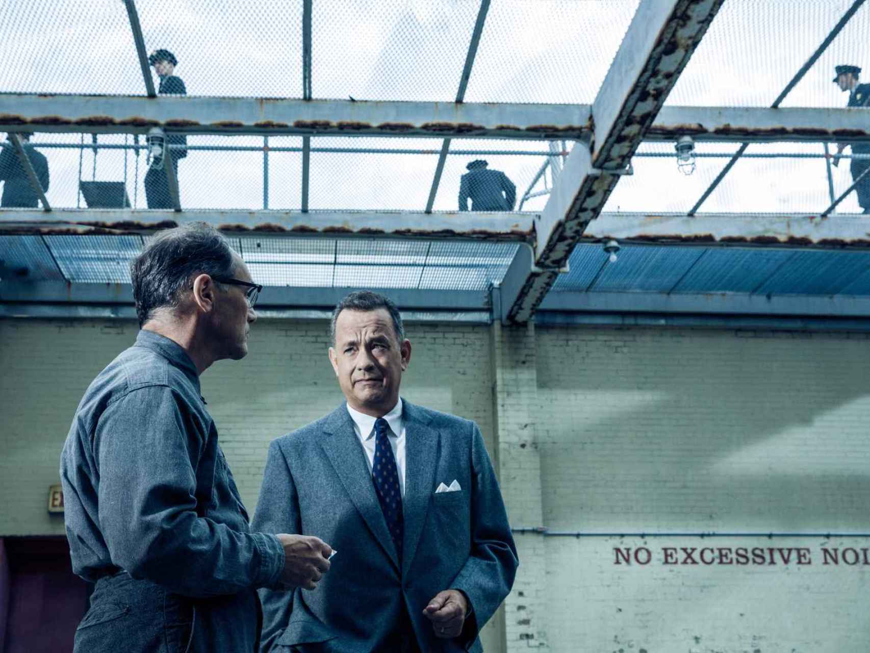 Mark Lyance y Tom Hanks, los protagonistas.