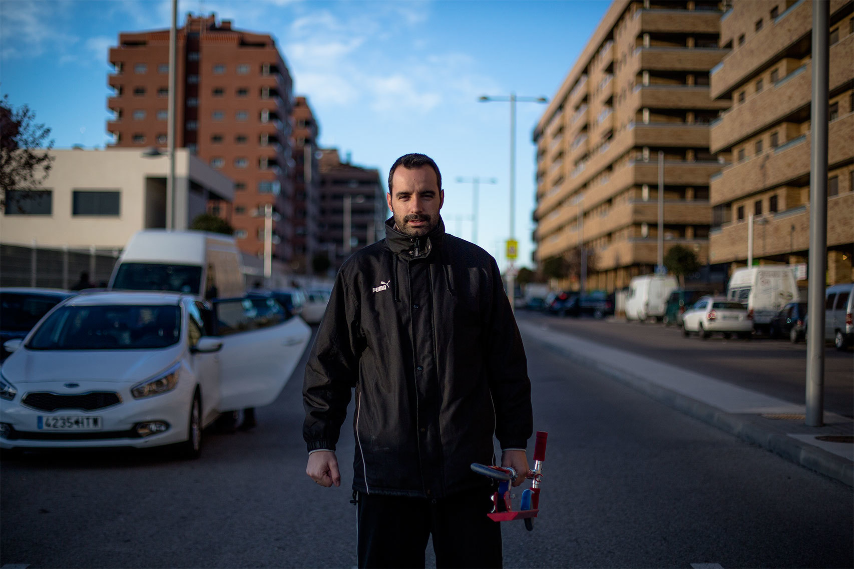 Pedro Muñoz, 33 años, dos hijos. Trabaja en Airbus, Getafe.