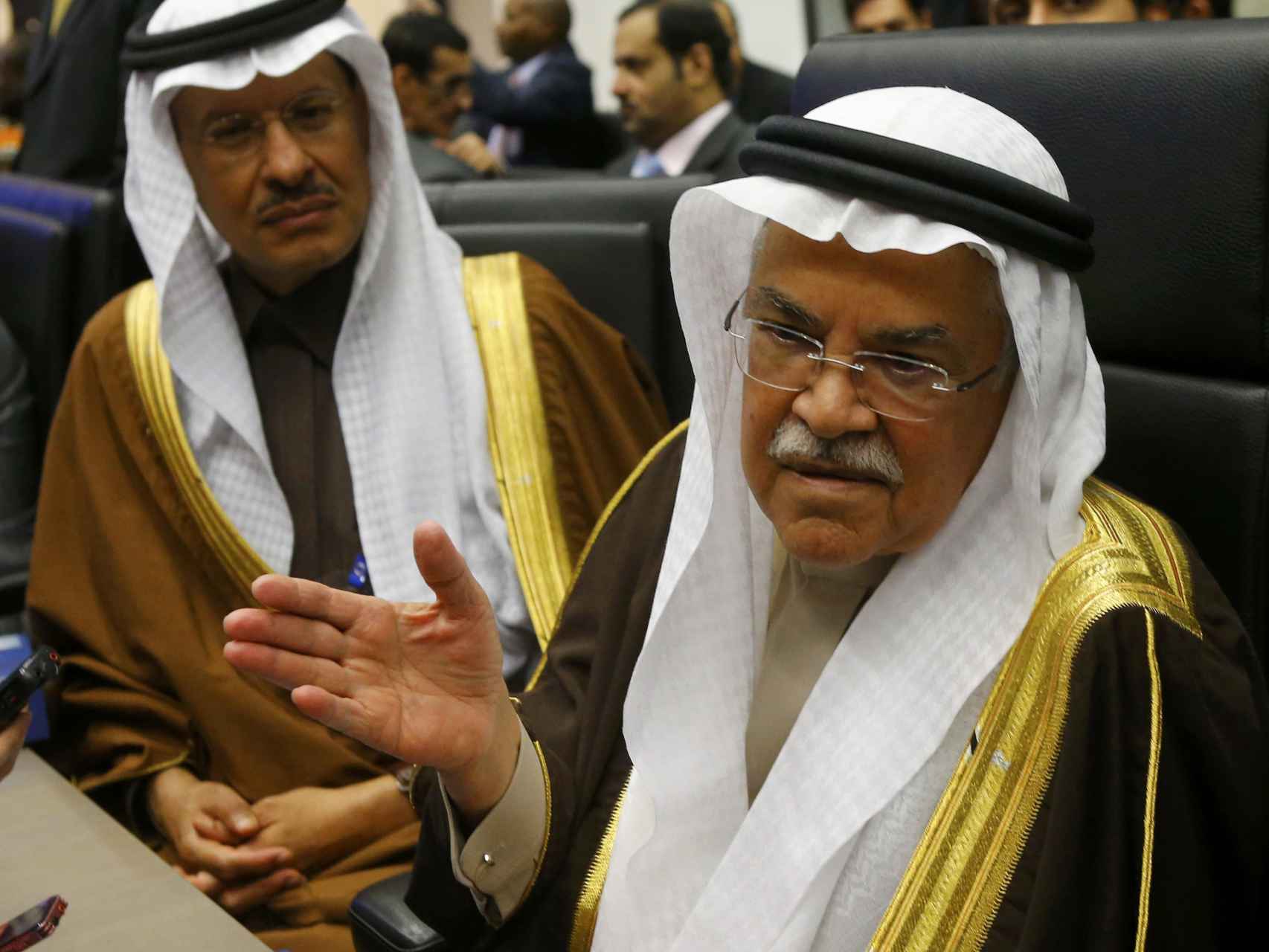 El ministro del Petróleo de Arabia Saudí, al-Naimi