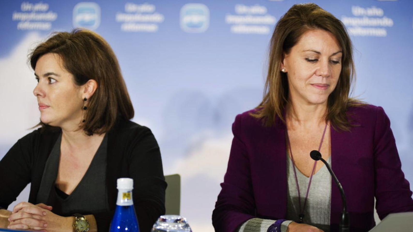 Soraya y Cospedal, dos mujeres enfrentadas